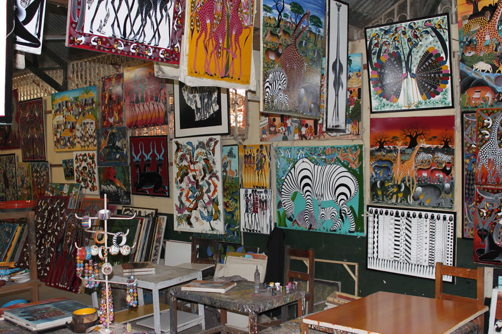 Tinga Tinga artists studio